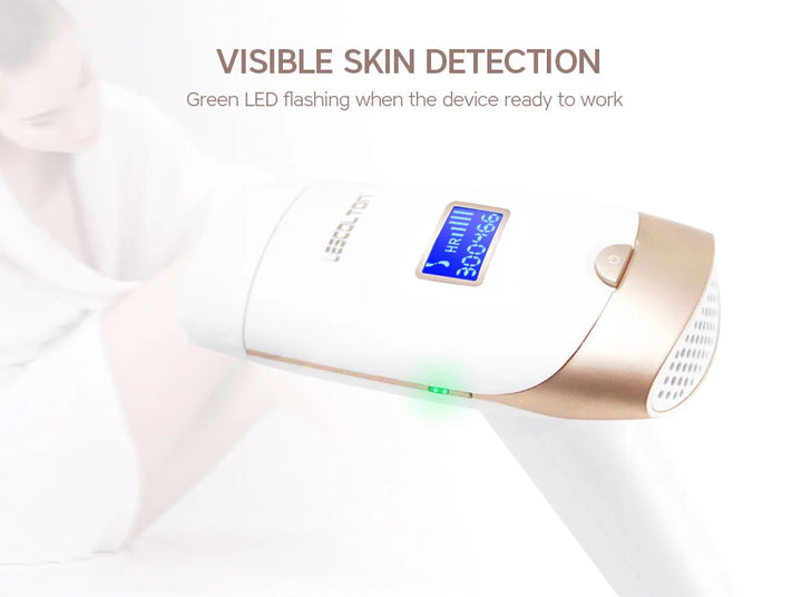 Lescolton 2 em 1 IPL Epilator – Depilação a Laser Permanente com Display LCD, Modelo T009i