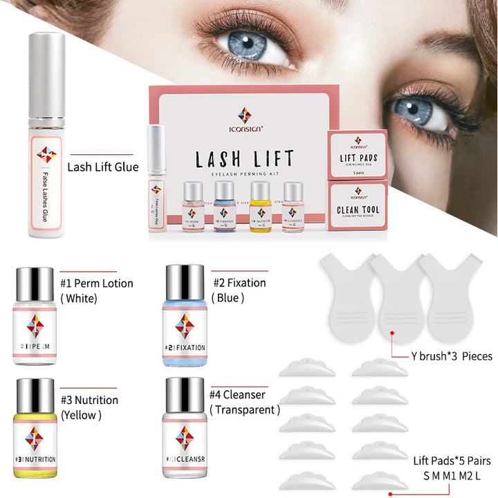 ICONSIGN Lash Lift Kit – Kit de Permanente para Cílios