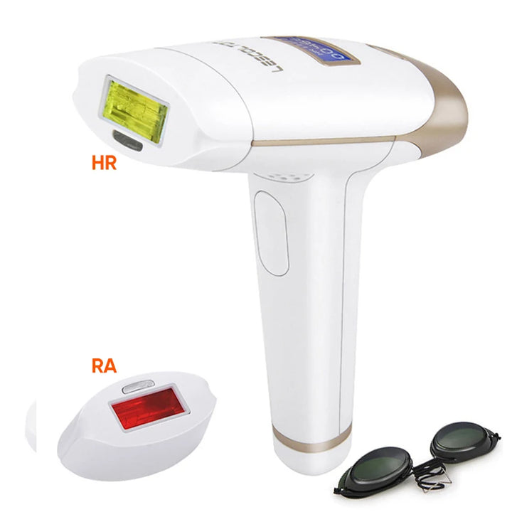 Lescolton 2 em 1 IPL Epilator – Depilação a Laser Permanente com Display LCD, Modelo T009i